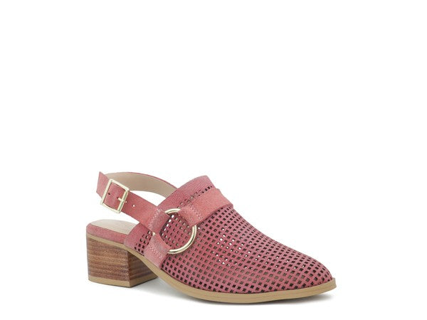 SANDALE À TALONS BLOCS ROSALIE BLUSH
