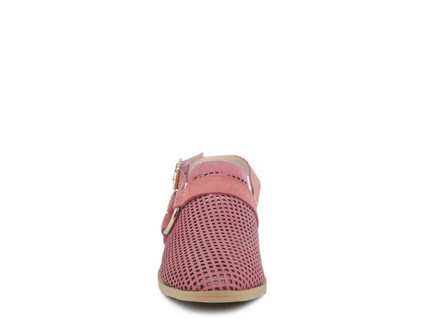 SANDALE À TALONS BLOCS ROSALIE BLUSH