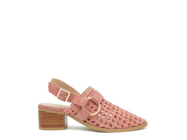 SANDALE À TALONS BLOCS ROSALIE BLUSH