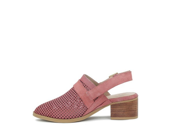 SANDALE À TALONS BLOCS ROSALIE BLUSH