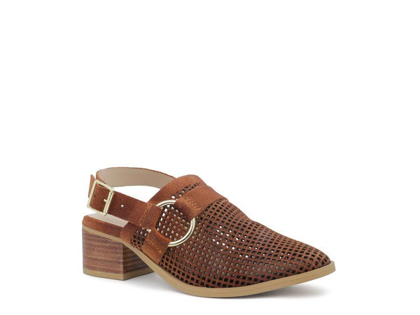 SANDALE À TALONS BLOCS ROSALIE BLUSH