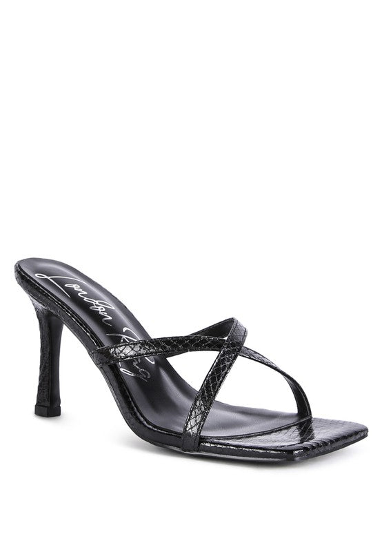 SANDALES COULISSANTES À BRIDES CROISÉES MURIEL CROC