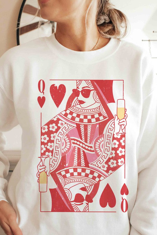 CHAMPAGNE REINE DE COEUR Sweatshirt graphique