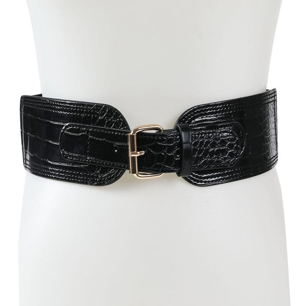 CEINTURE CORSET IMPRIMÉ SERPENT