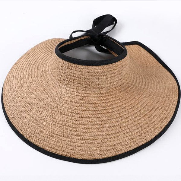 SOMBRERO DE PAJA CON VISERA