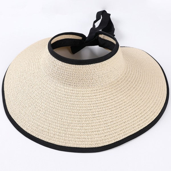 SOMBRERO DE PAJA CON VISERA