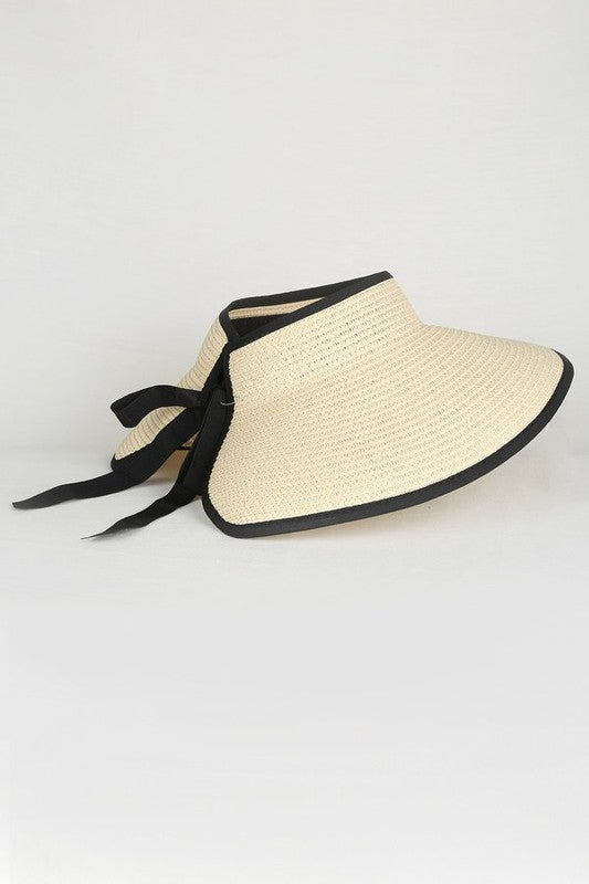 SOMBRERO DE PAJA CON VISERA