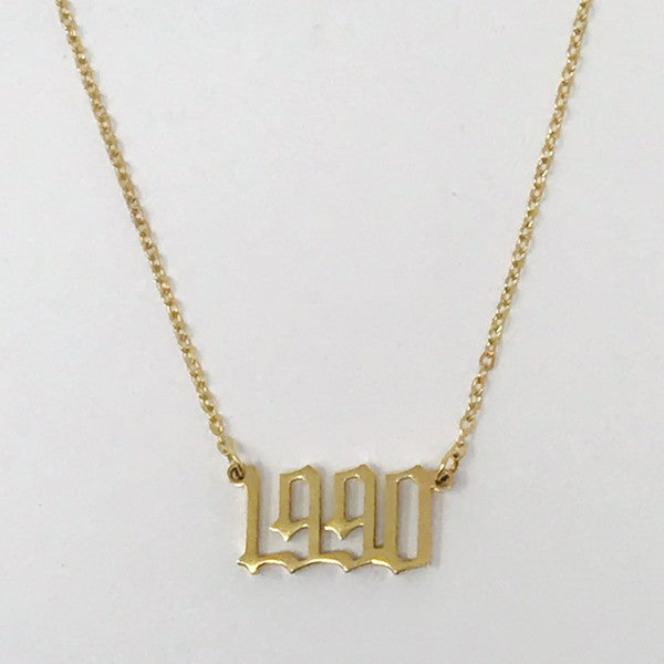 Collier année de naissance