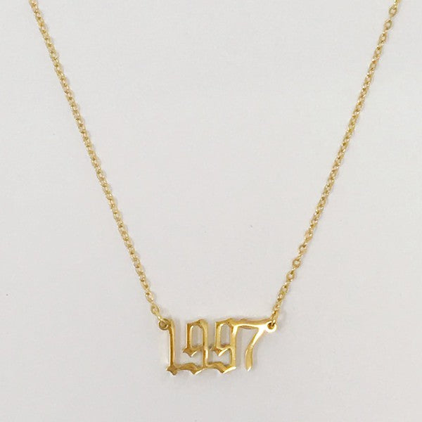 Collier année de naissance