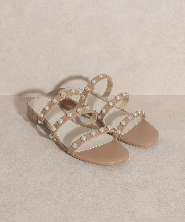 OASIS SOCIETY Valerie - Pearl Flat Sandals