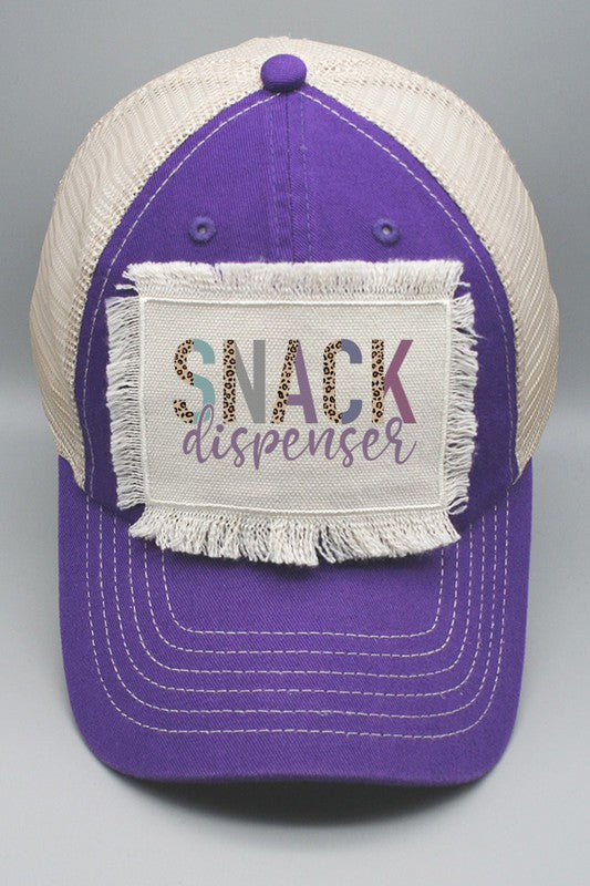 Casquette De Camionneur Léopard Snack Distributeur Patch