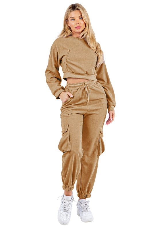 TWO PIECE SWEAT SUIT