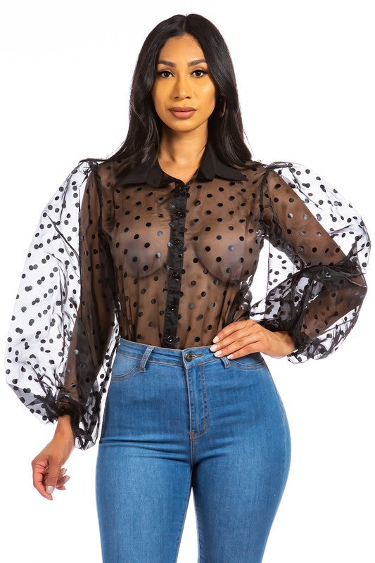 SEXY MESH SHIRT