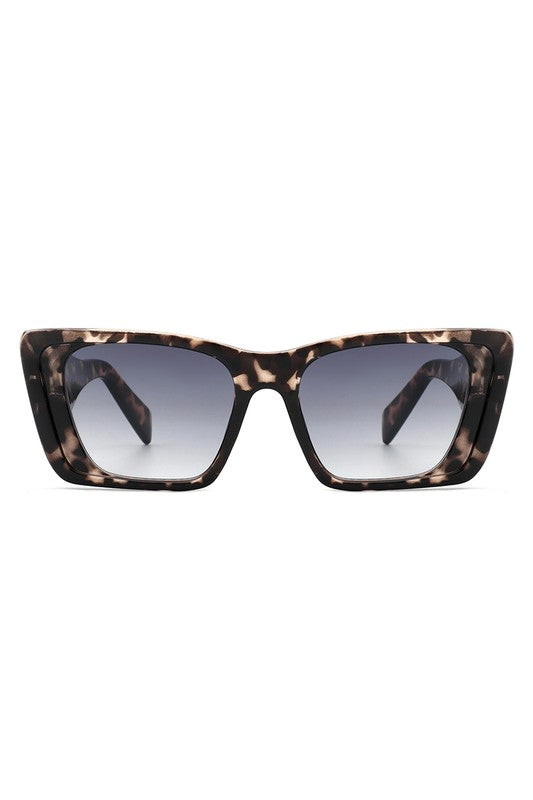 Gafas de sol cuadradas retro de gran tamaño con forma de ojo de gato