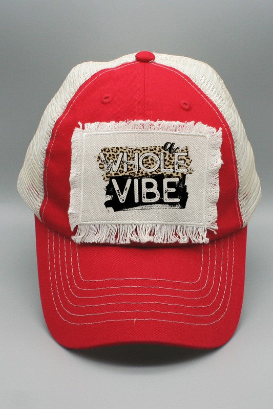 Un chapeau à patch graphique léopard Whole Vibe