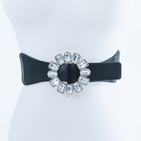 CEINTURE MODE AVEC FLEUR ET STRASS