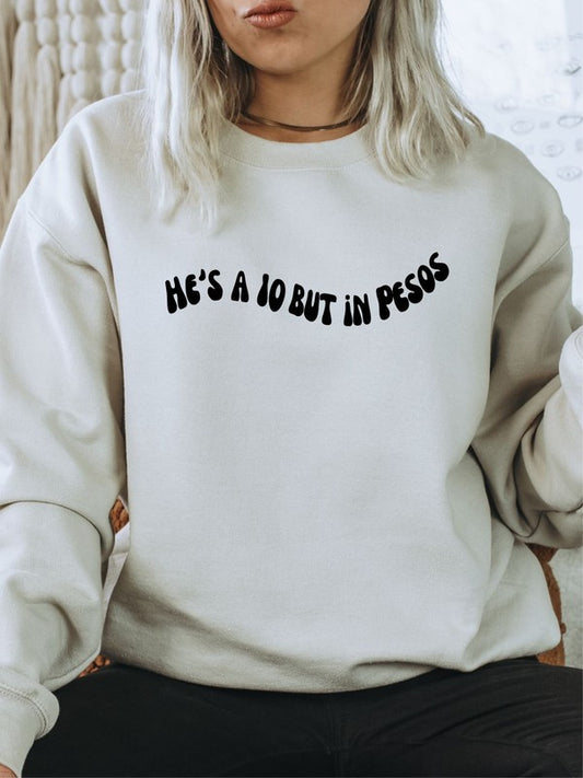 Il est un 10 mais en pesos Sweat-shirt douillet