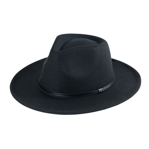 CLASSIC SUEDE FELT FEDORA HAT