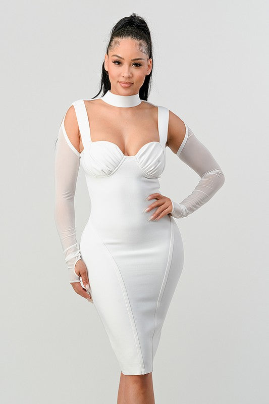 VESTIDO BANDAGE DE MODA DE VACACIONES