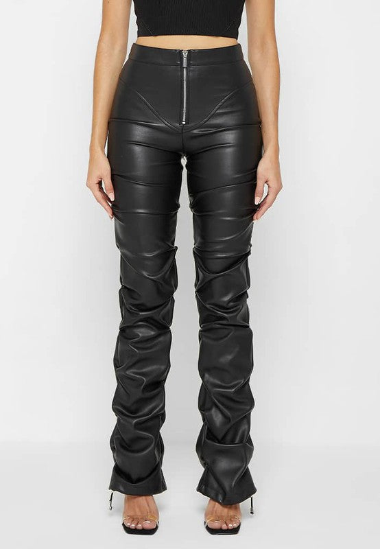 PU LEATHER PANTS