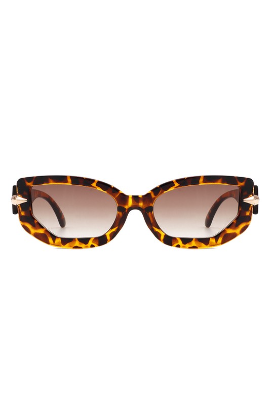 Gafas de sol rectangulares elegantes con forma de ojo de gato