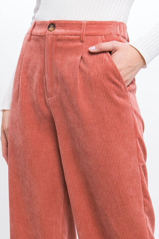 Pantalon en velours côtelé