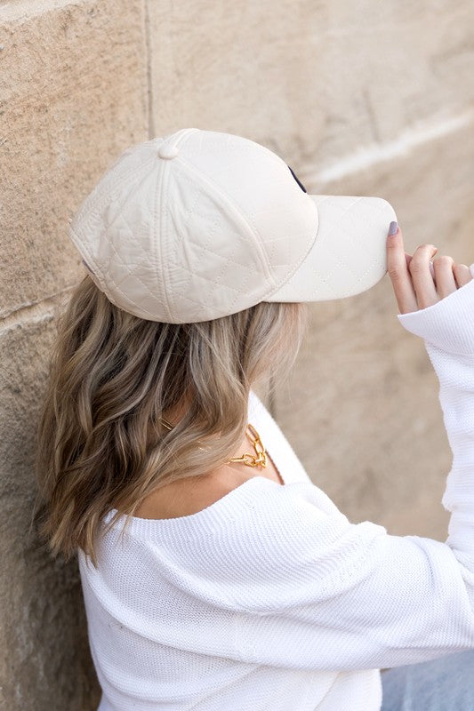 Casquette matelassée