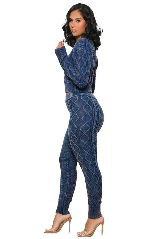 FASHION 2PC SWEATER PANTS SET