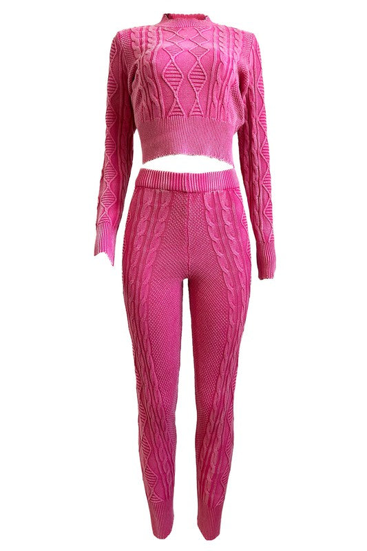 FASHION 2PC SWEATER PANTS SET