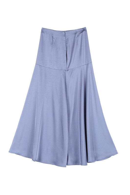 Ensemble robe sirène deux pièces en satin habillé