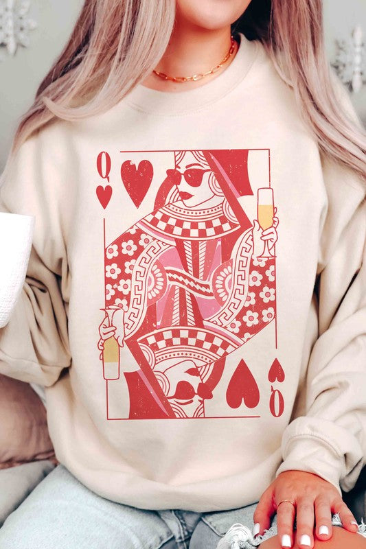 CHAMPAGNE REINE DE COEUR Sweatshirt graphique