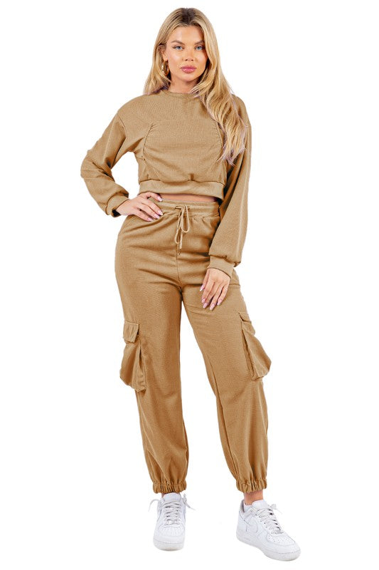 TWO PIECE SWEAT SUIT