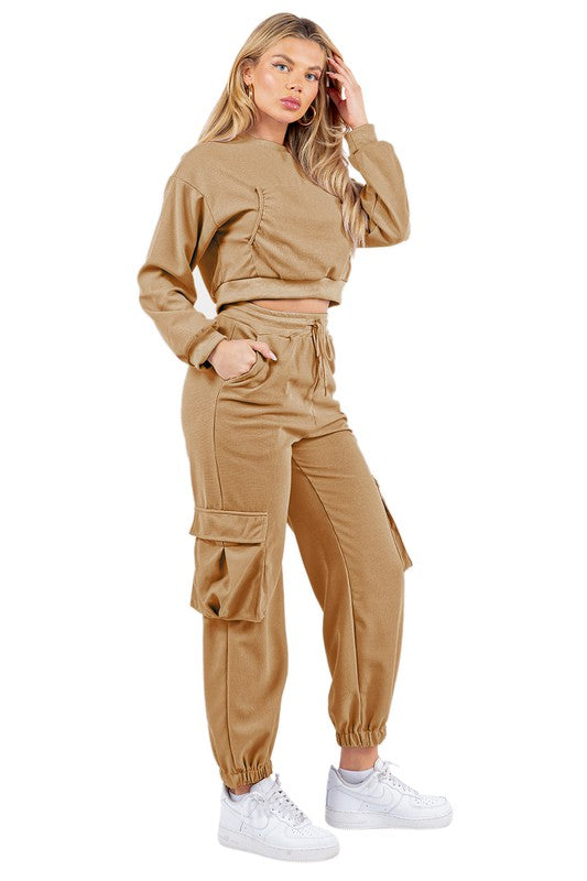 TWO PIECE SWEAT SUIT