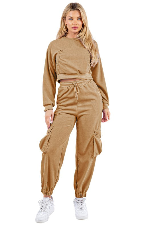 TWO PIECE SWEAT SUIT