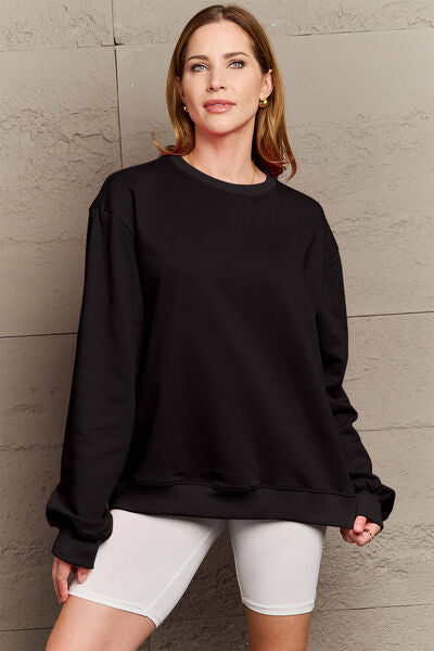 Simply Love Pleine Taille SI JE SUIS TROP ALORS ALLER TROUVER MOINS Sweat-shirt à col rond