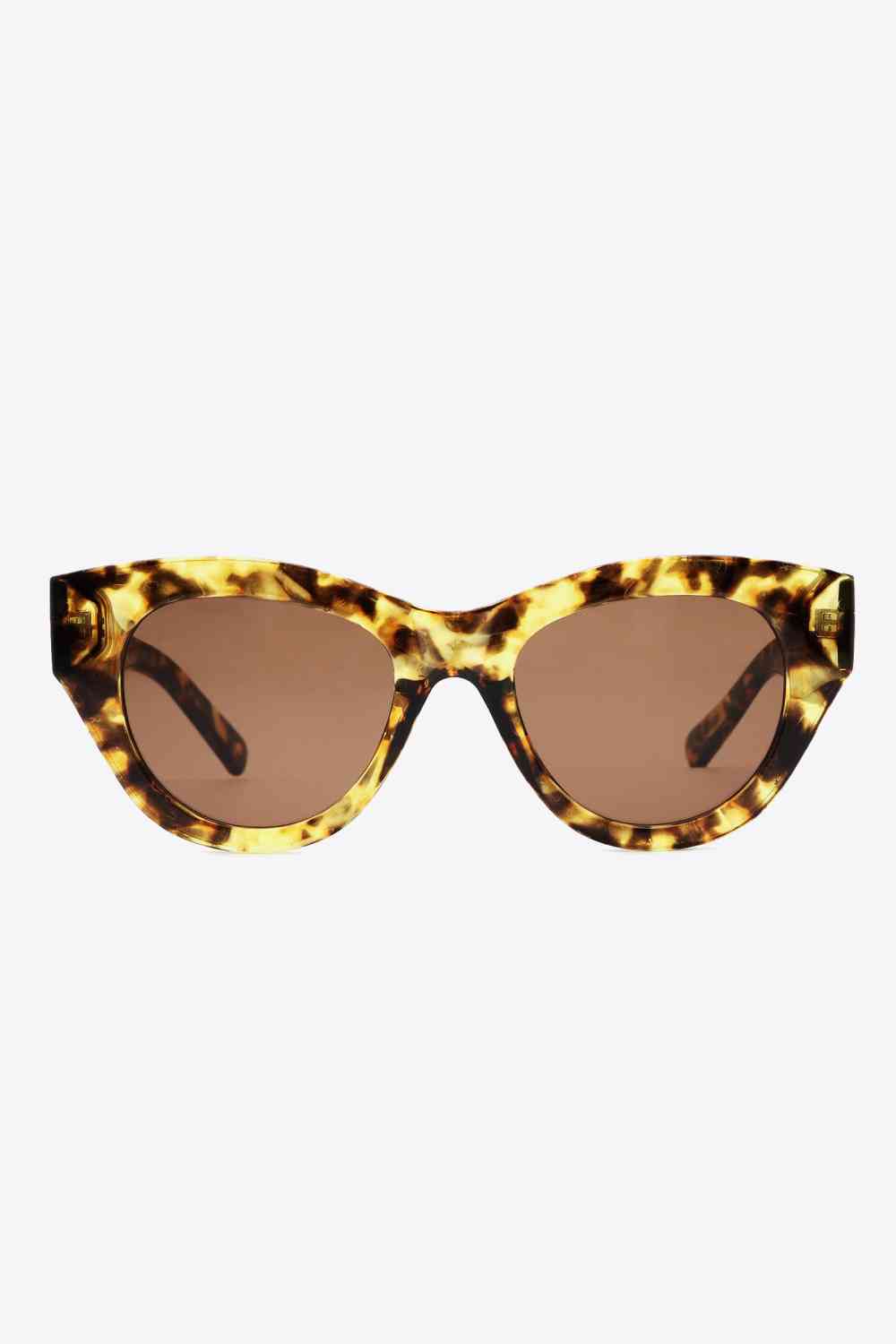 Gafas de sol Wayfarer de policarbonato carey