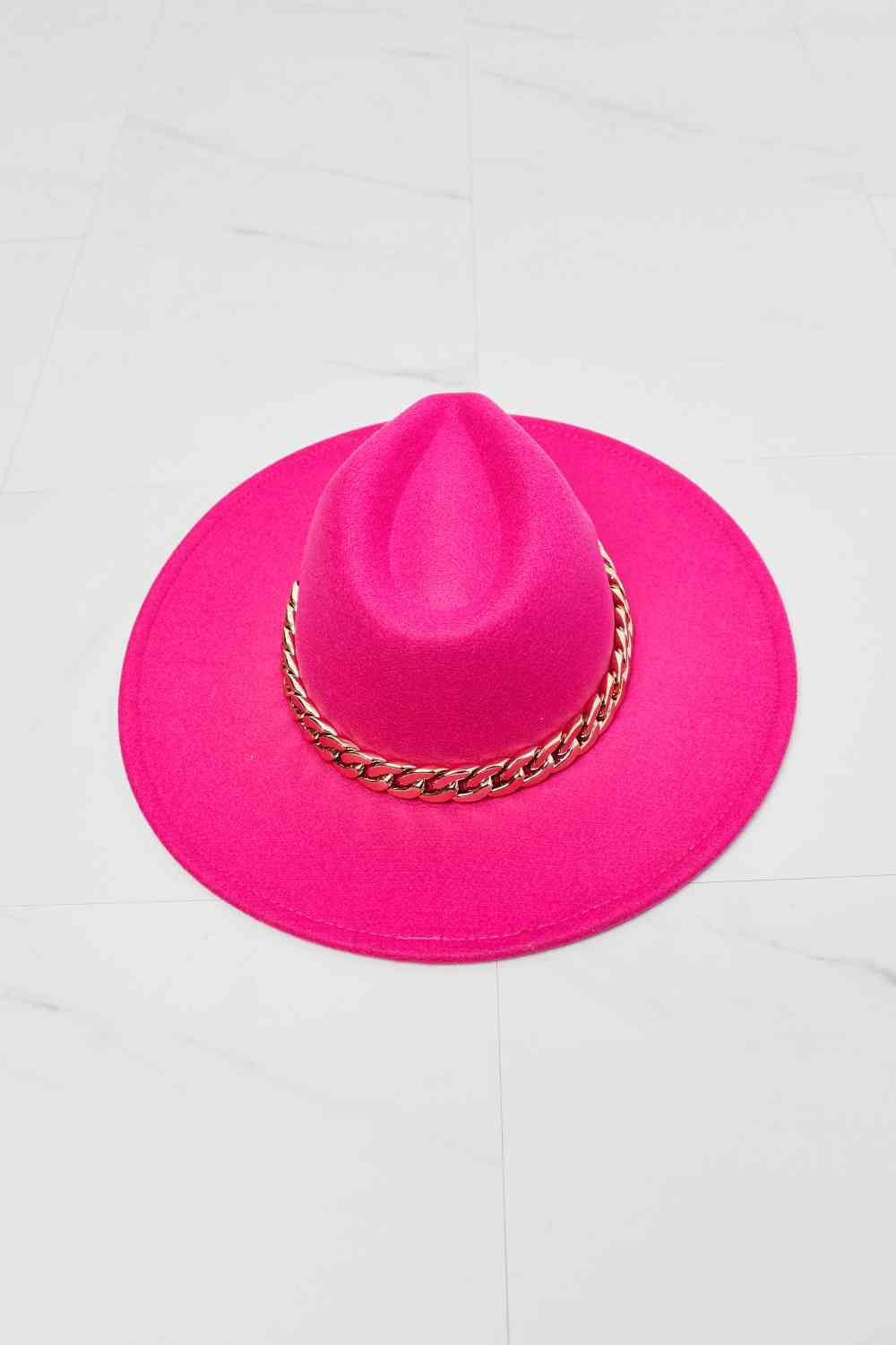 Chapeau Fedora Fame Keep Your Promise en rose