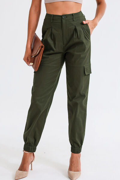 High Waist Cargo Pants